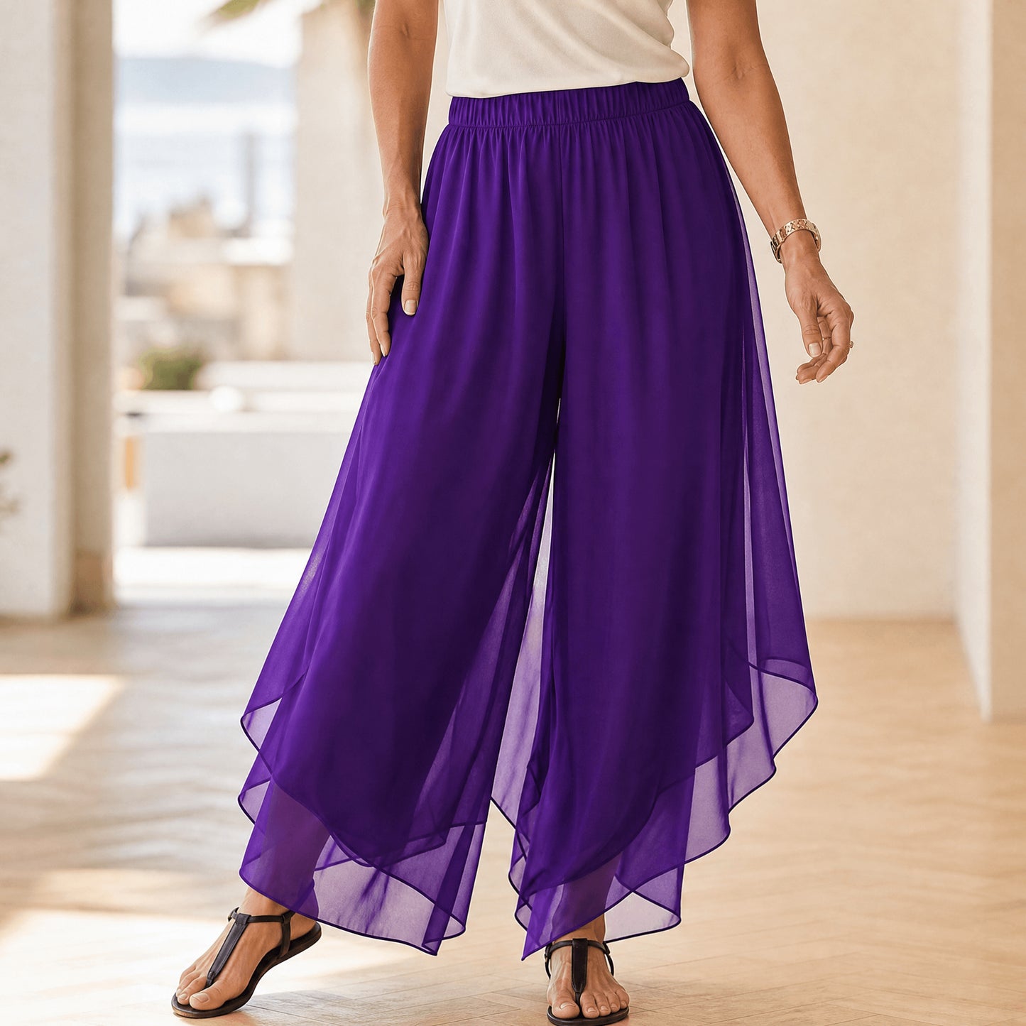 Women's Flowy Palazzo Pants