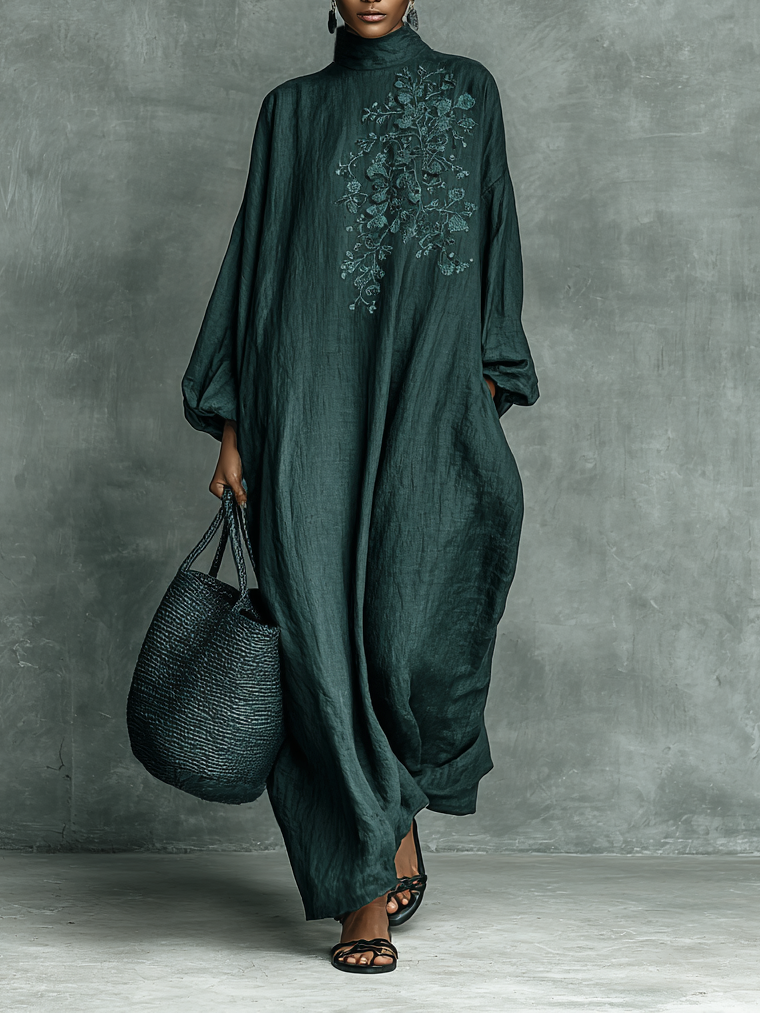 Premium Linen Maxi Dress