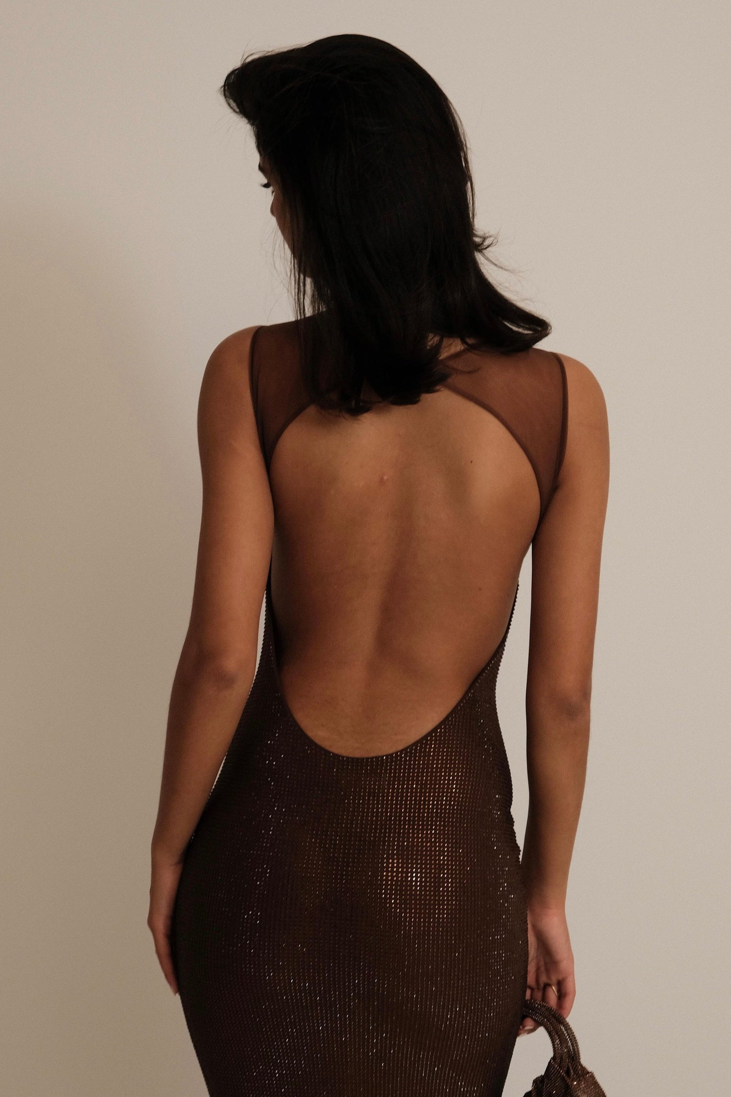 Sparkly Mesh Mermaid Maxi Dress for Cocktail Party, Club Night, Formal Gala & Special Occasions