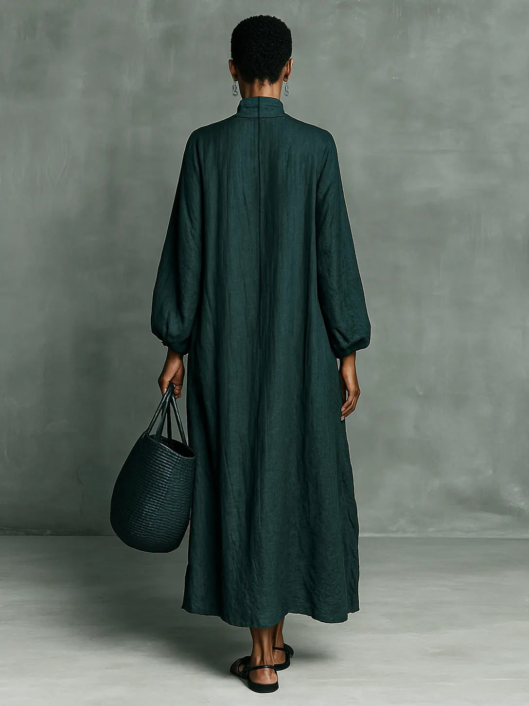 Premium Linen Maxi Dress